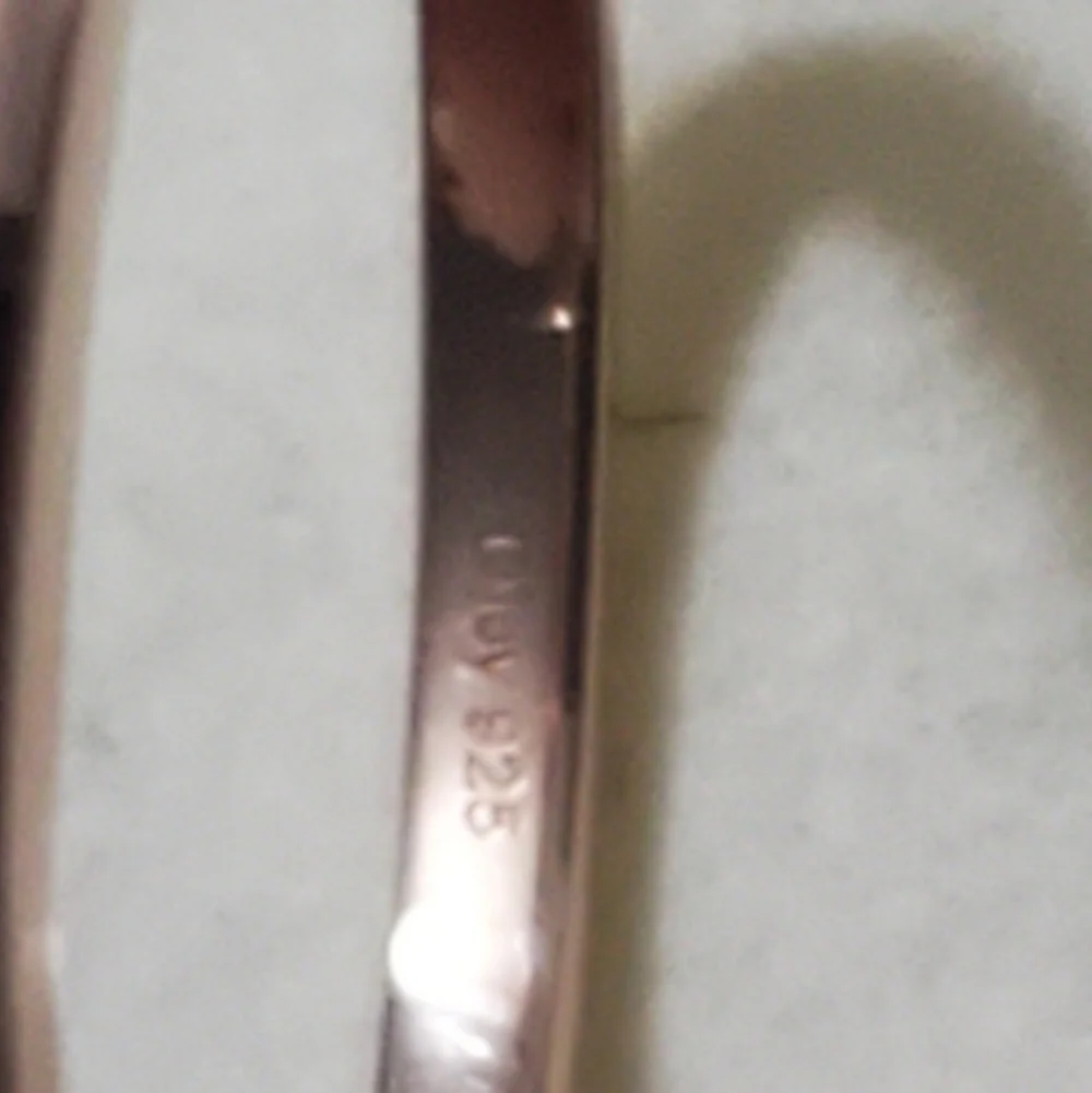 Pink Diamond Flower Ring Rose Gold Vermeil Sterling Silver